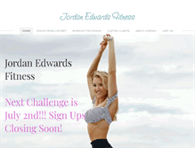 Tablet Screenshot of jordankefit.com